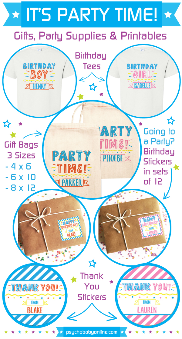 It's Party Time: Cheerful, Modern Party Supplies for Kids - Joy & Chaos